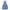 Jeans-Latzkleid Blumen