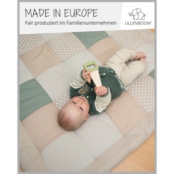 Krabbeldecke & Laufgittereinlage Waffelpiqué 120x120 cm