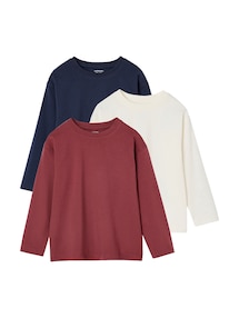 3er-Pack Jungen Shirts aus Baumwolle BASIC