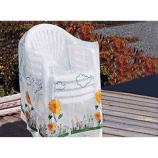 Housses de protection pour 4 chaises de jardin