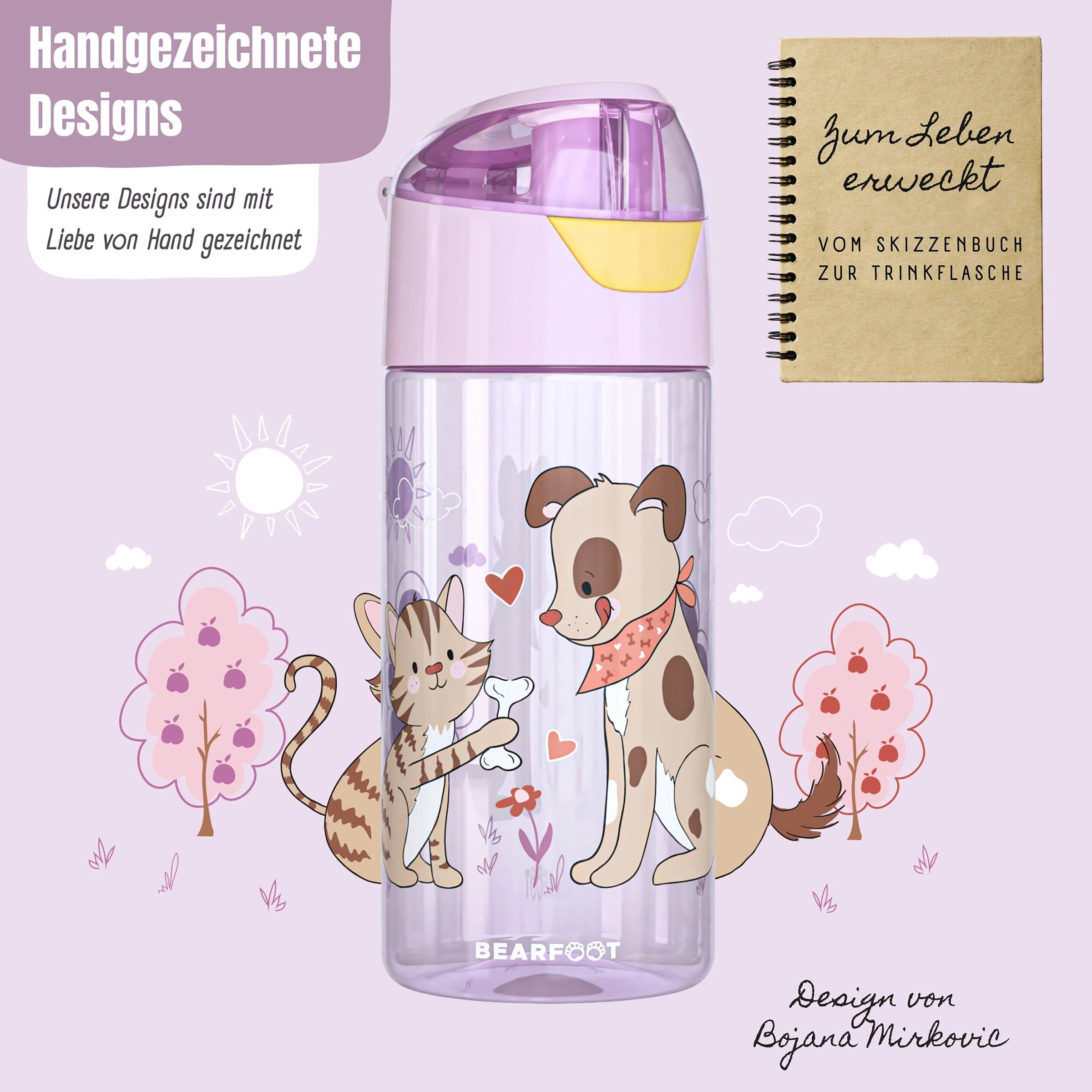 Bearfoot Trinkflasche 450ml