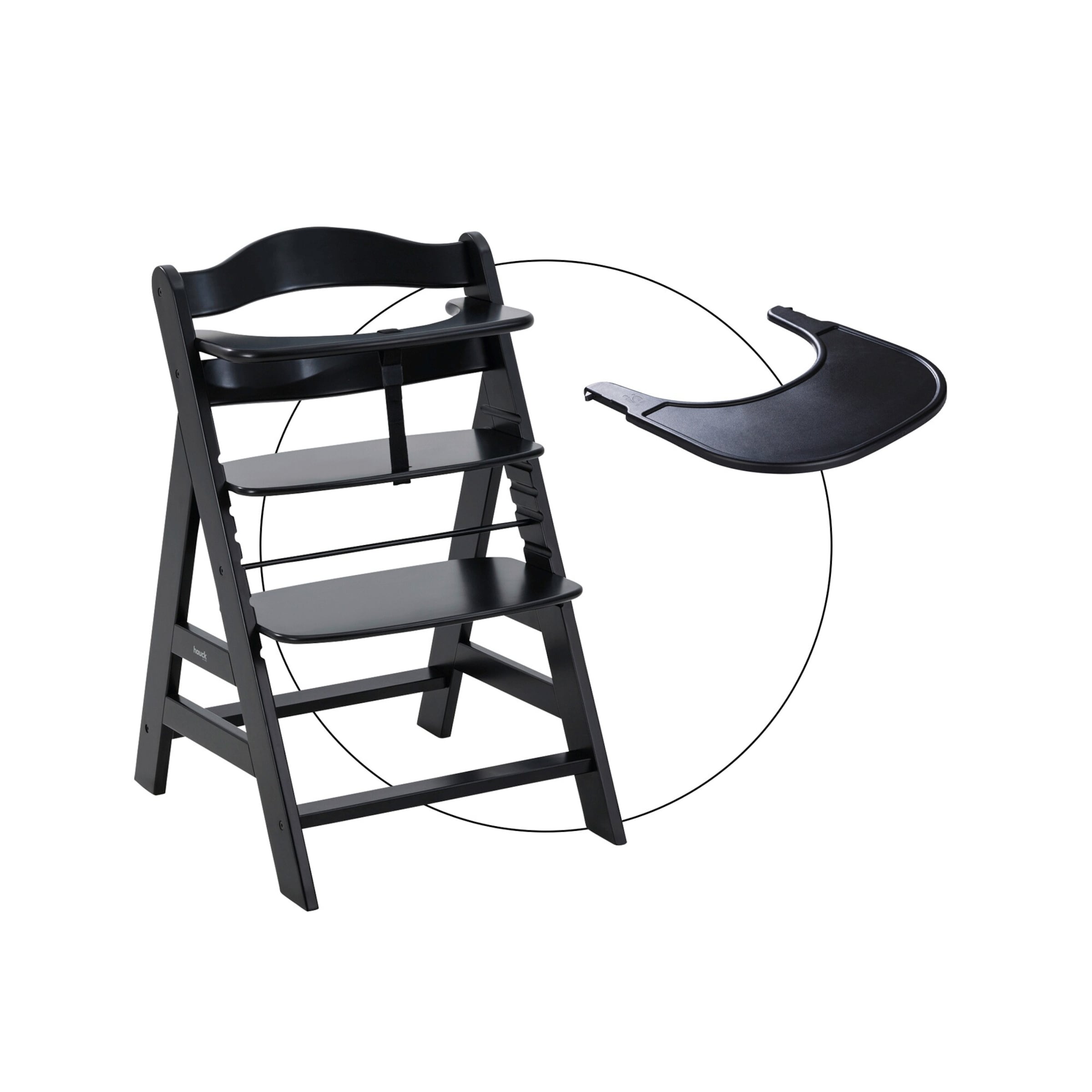Hauck Bundle Hochstuhl Alpha+ inklusive Tray