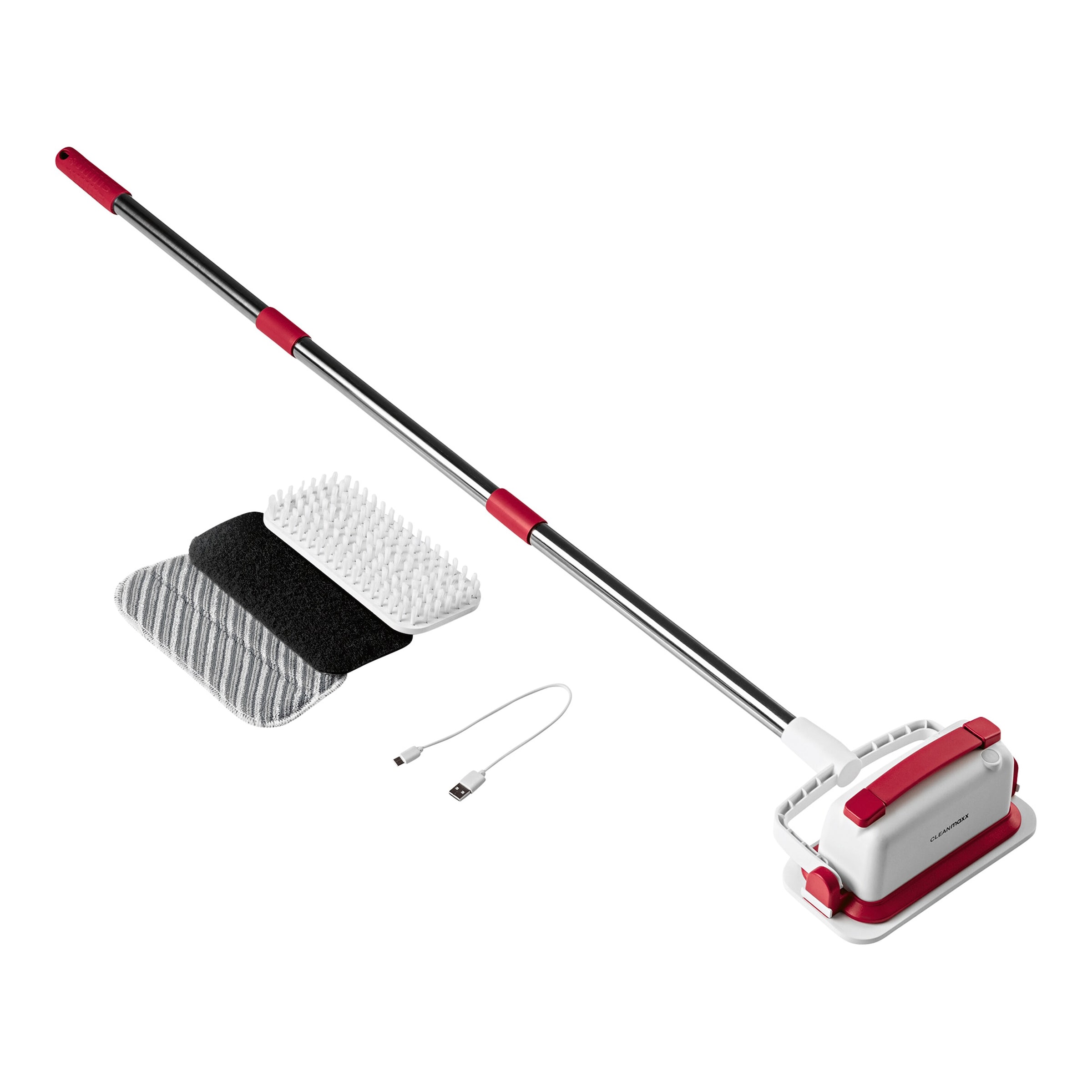 CLEANmaxx Akku-Vibrationsbodenreiniger &amp; Handbürste