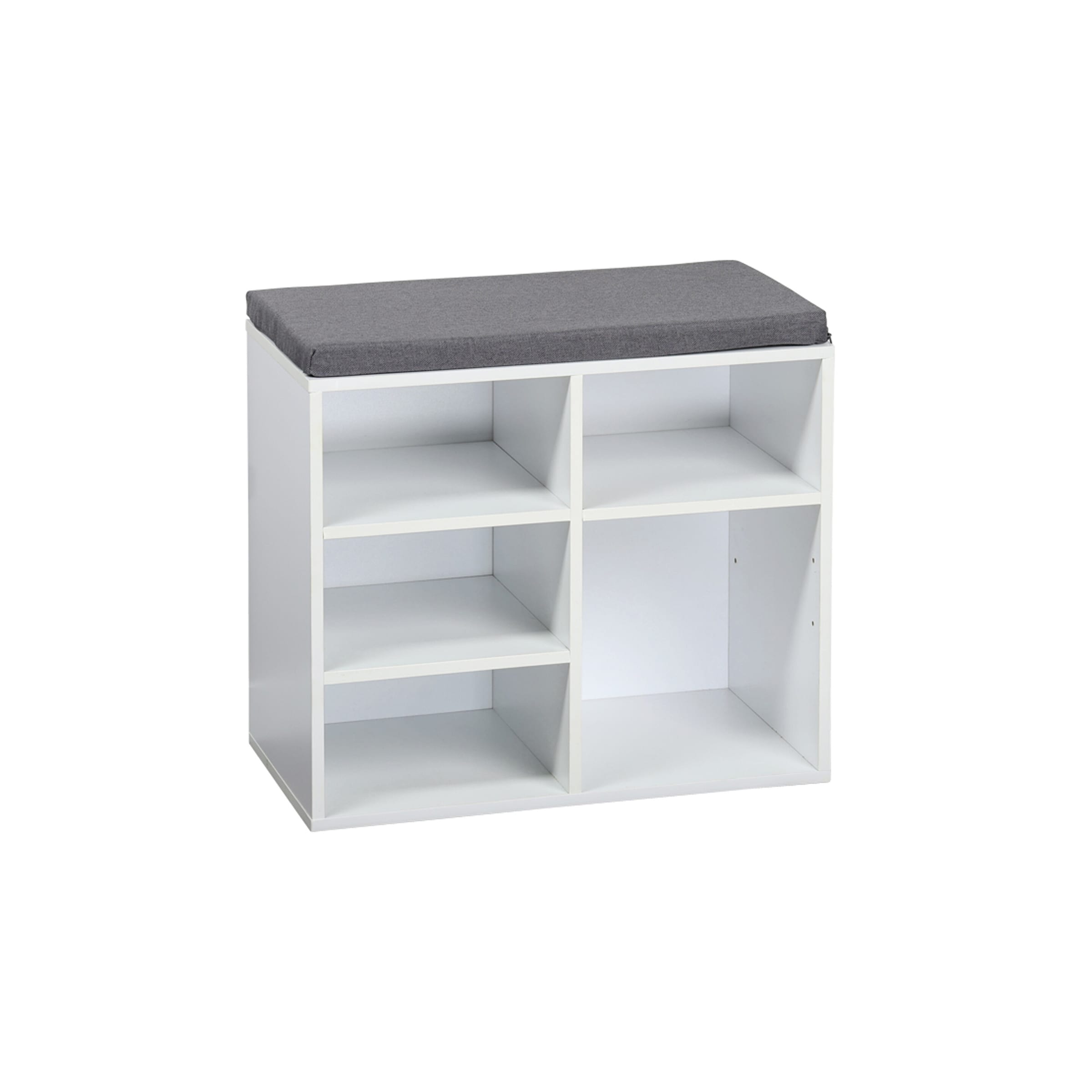Schuhschrank mit Sitzkissen, 5 Fächer