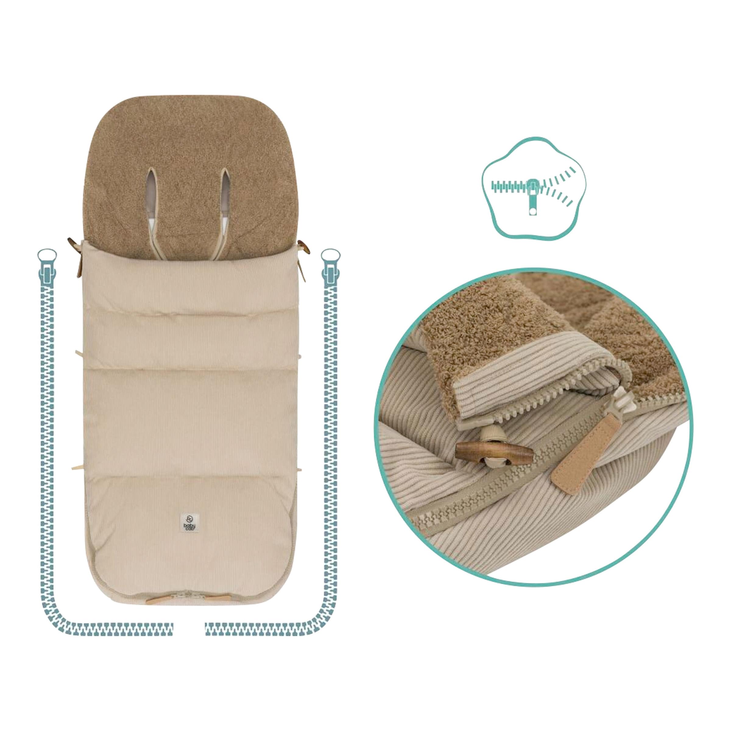 Winterfußsack Kemi Cord