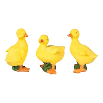 Figurines déco «Trio de canetons»