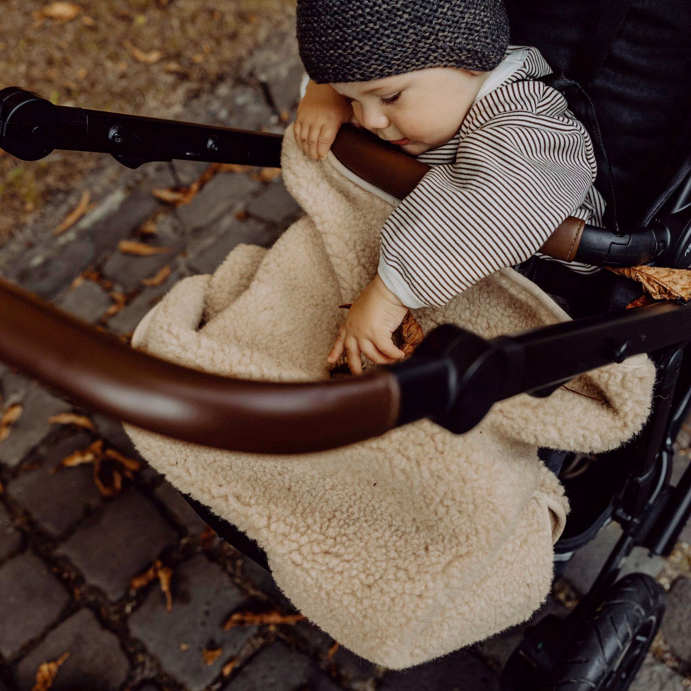 Babydecke Merinowolle-Teddy 75x95 cm