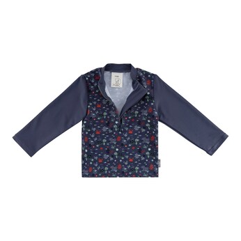 Badeshirt langarm mit UV-Schutz Ozean