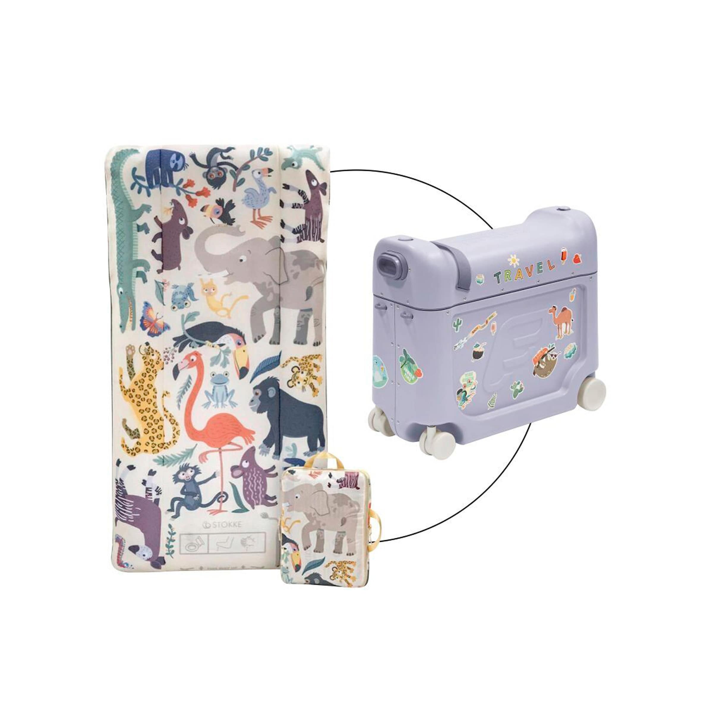 Stokke® Jetkids™ By Stokke® Reisekoffer BedBox inkl. aufblasbare Matratze CloudSleeper