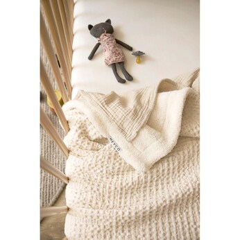 Babydecke Winter Waffelpiqué 75x100 cm