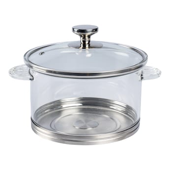 Glazen pan, 3 l