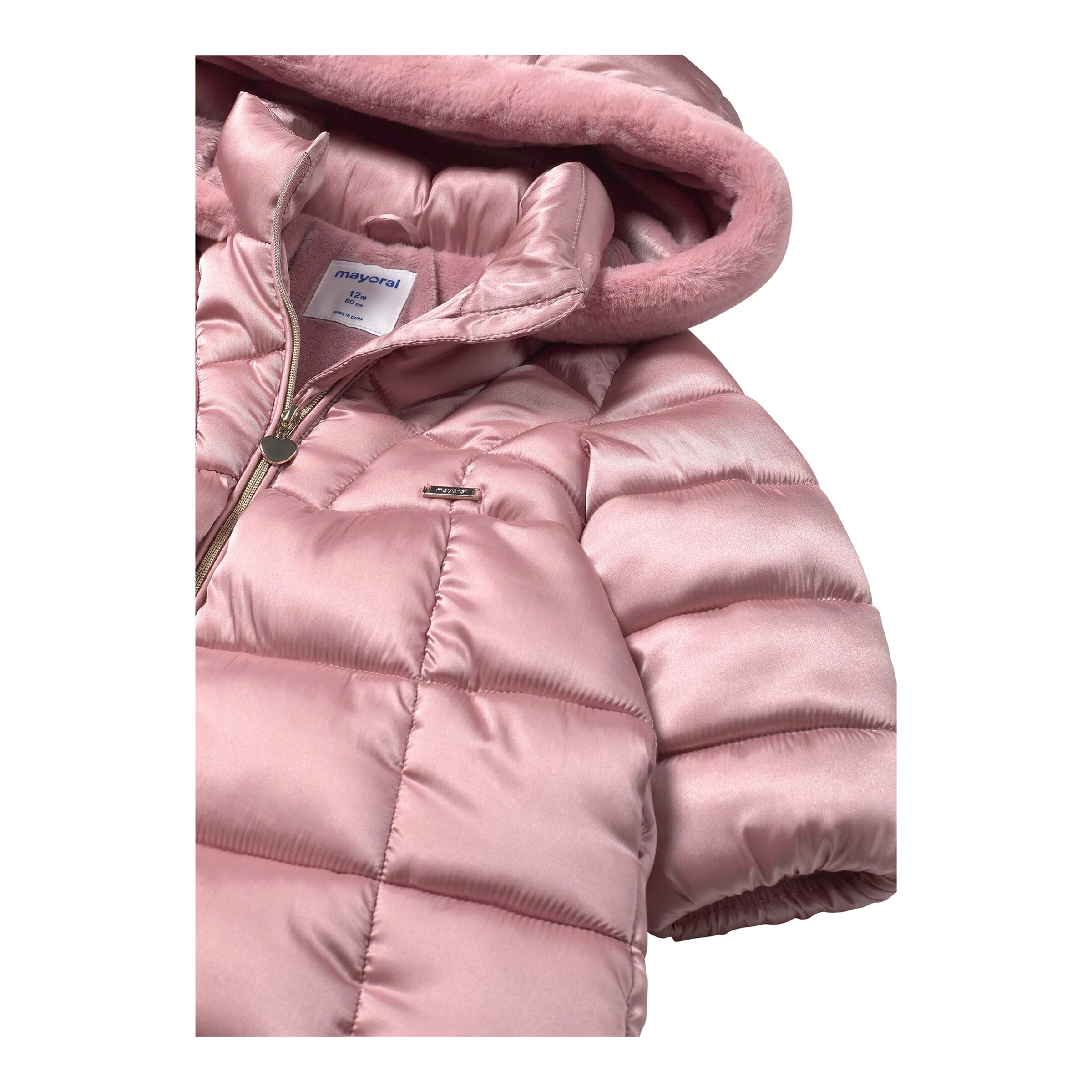 Steppmantel mit Kapuze