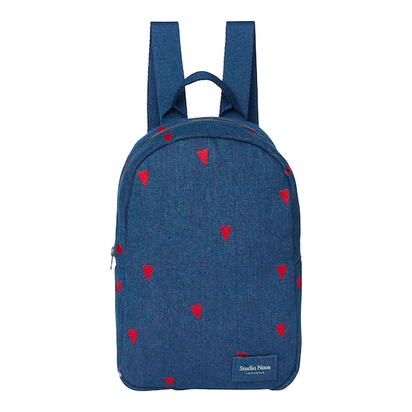 Denim rote Herzen