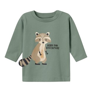 Shirt langarm Waschbär