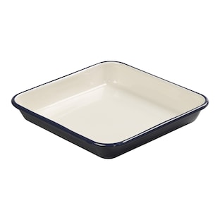 Emaille ovenschaal “2-in-1"