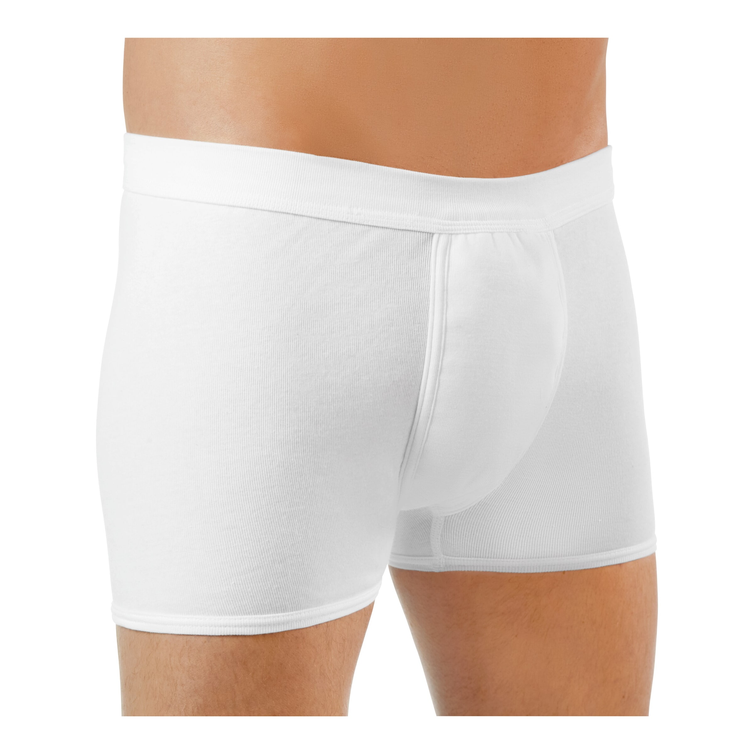 Inkontinenzhose Herren, leicht/mittel weiss L
