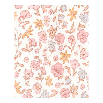 Schlafoverall mit Fuß Blumen
