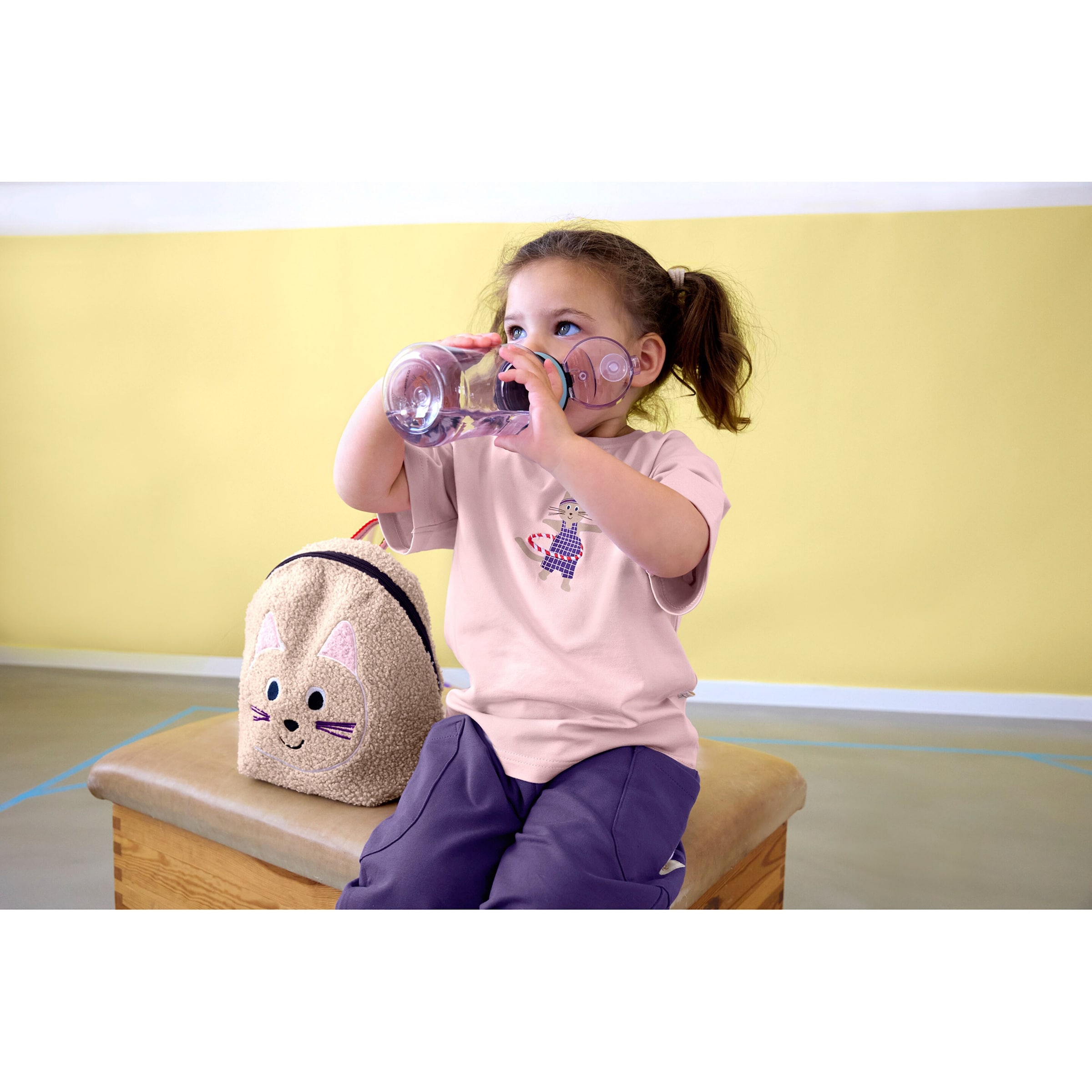 Thumbnail - Lässig T-Shirt Katze