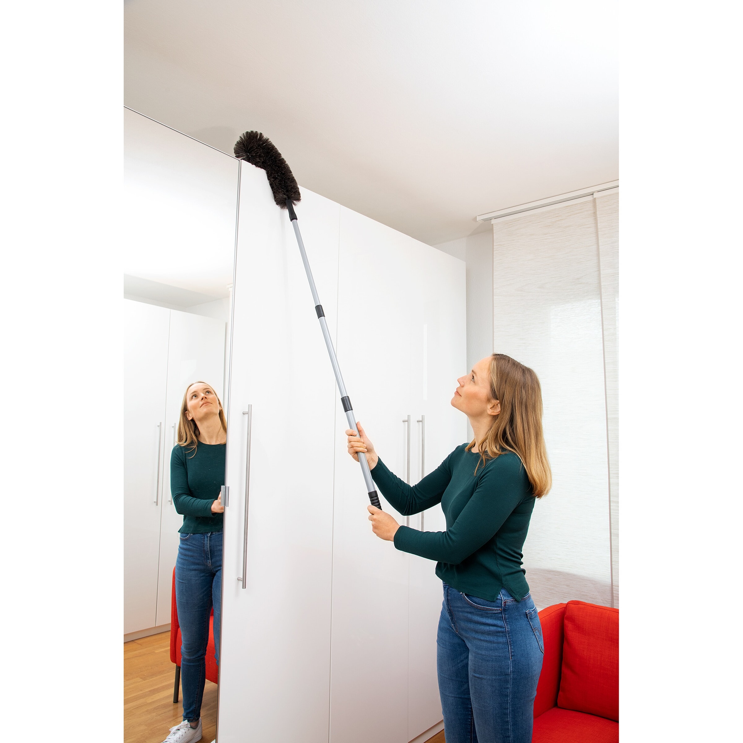 Ziegenhaar-Staubwedel