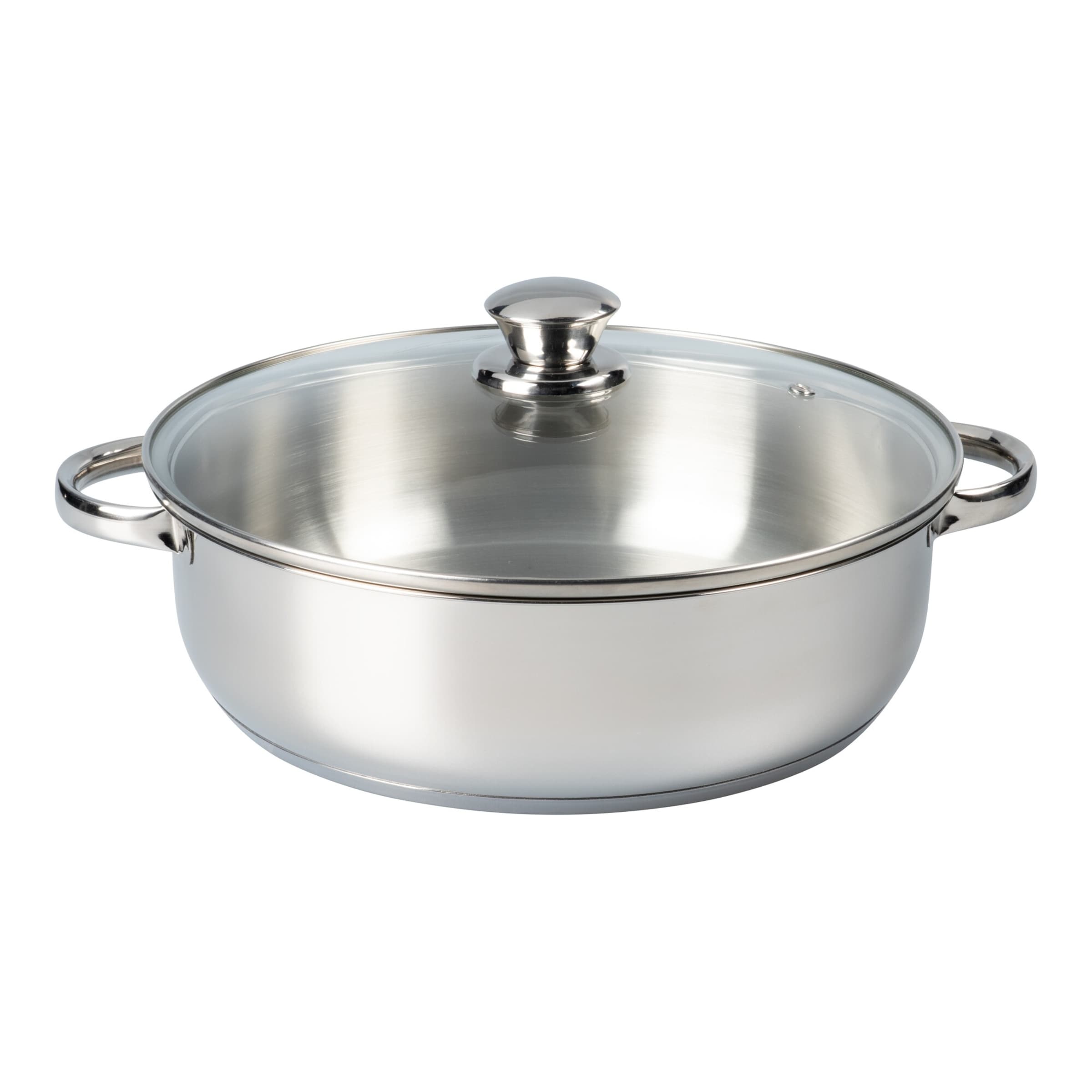 Edelstahl-Servierpfanne, 4,6 l