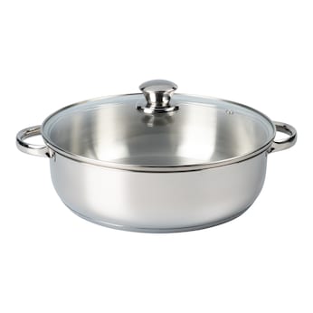 Edelstahl-Servierpfanne, 4,6 l