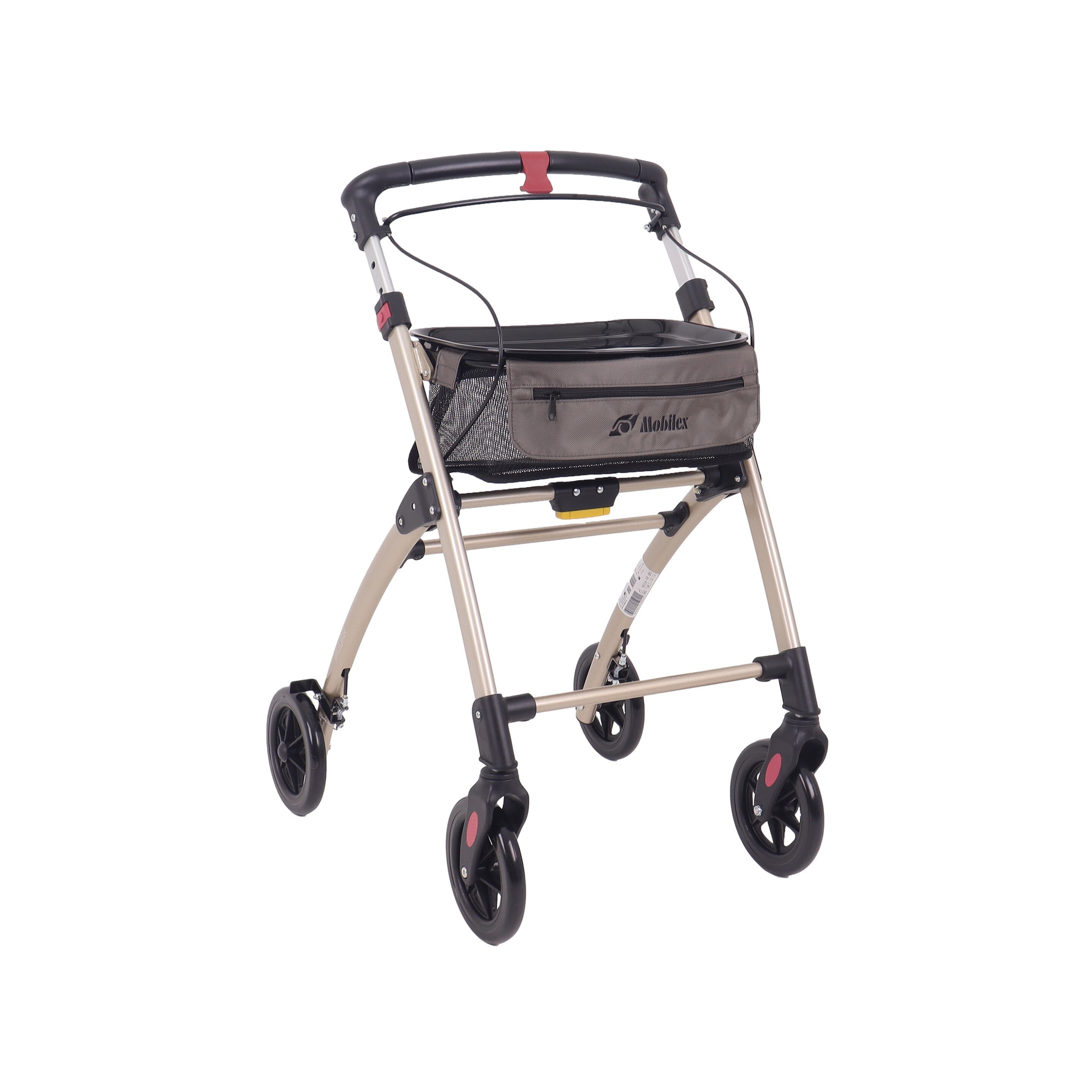 Indoor Rollator "Jaguar“ silber schwarz