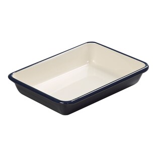 Emaille ovenschaal “2-in-1"