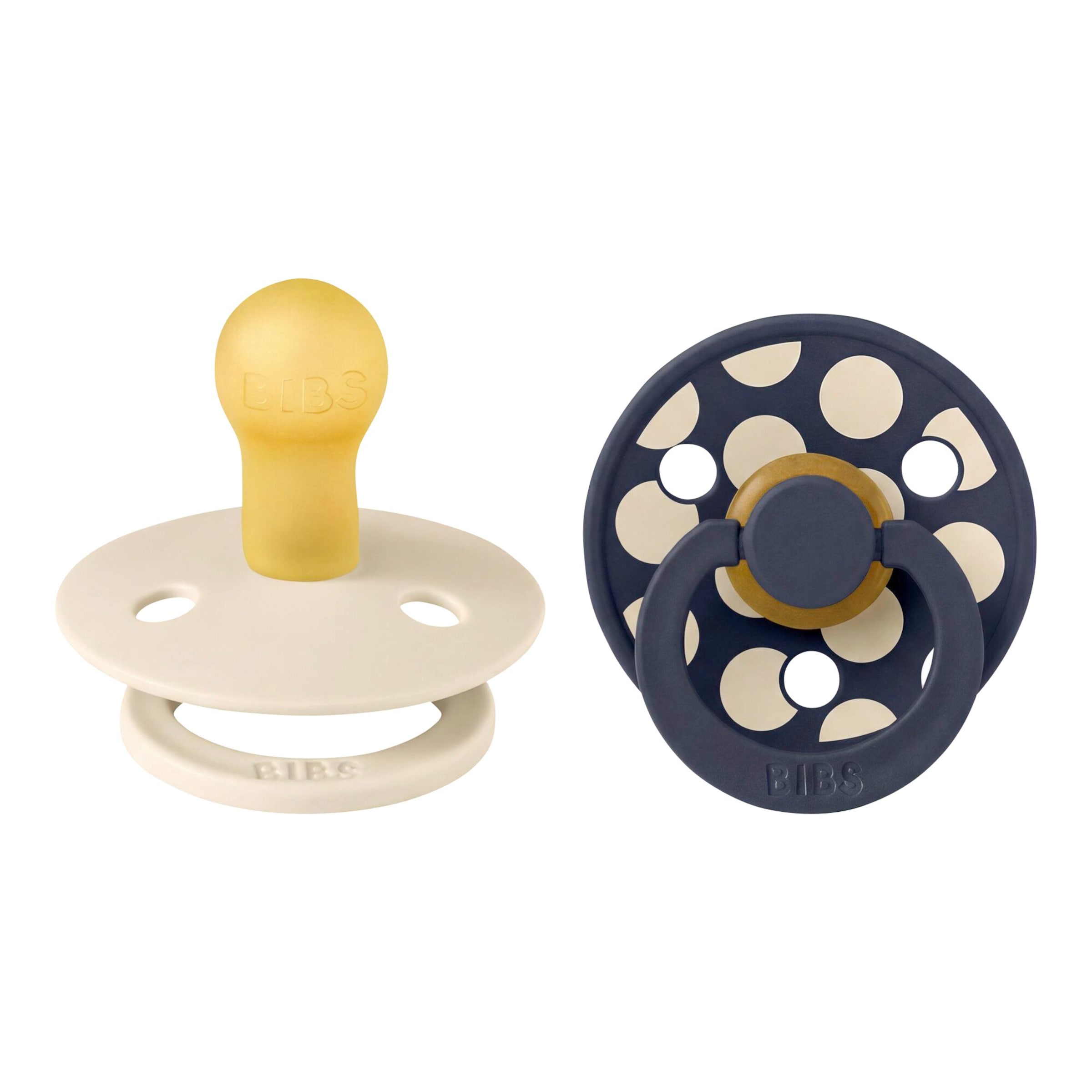 Bibs 2er-Pack Polka Dots Schnuller, 0-6M