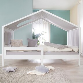 Set Hausbett mit Lattenrost  