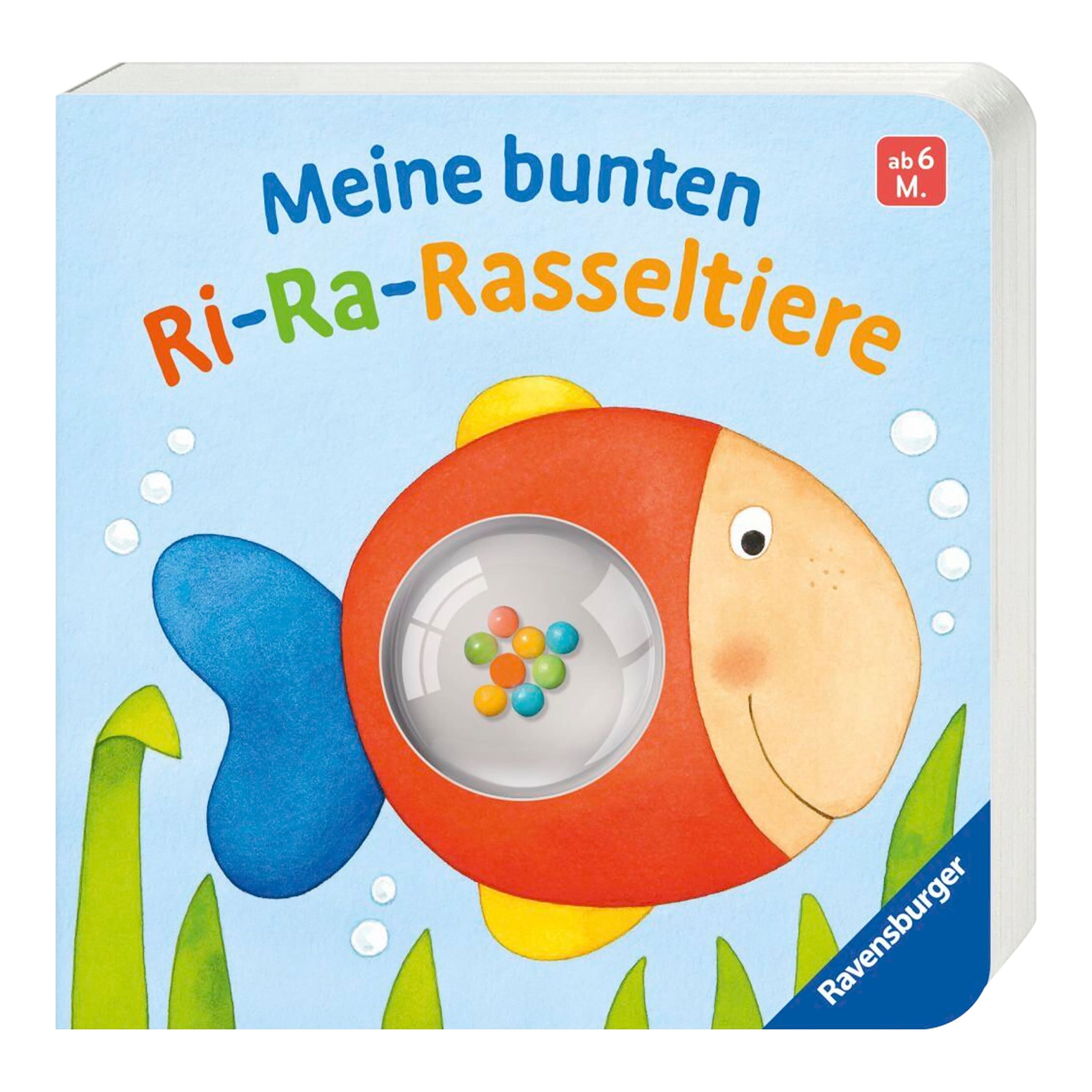 Ravensburger Pappbilderbuch Meine bunten Ri-Ra-Rasseltiere
