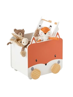 Kinderzimmer Fahrbare Spielzeugkiste „Fuchs“