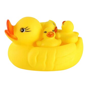 Badespielzeug Entenfamilie Quietsche