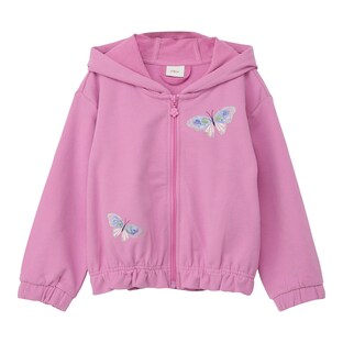 Sweatjacke Pailletten-Schmetterlinge