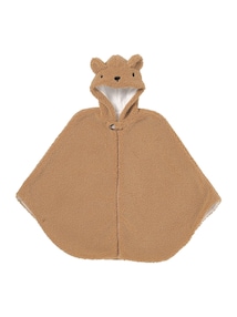 Baby Poncho mit Kapuze für Babyschale / Babytrage