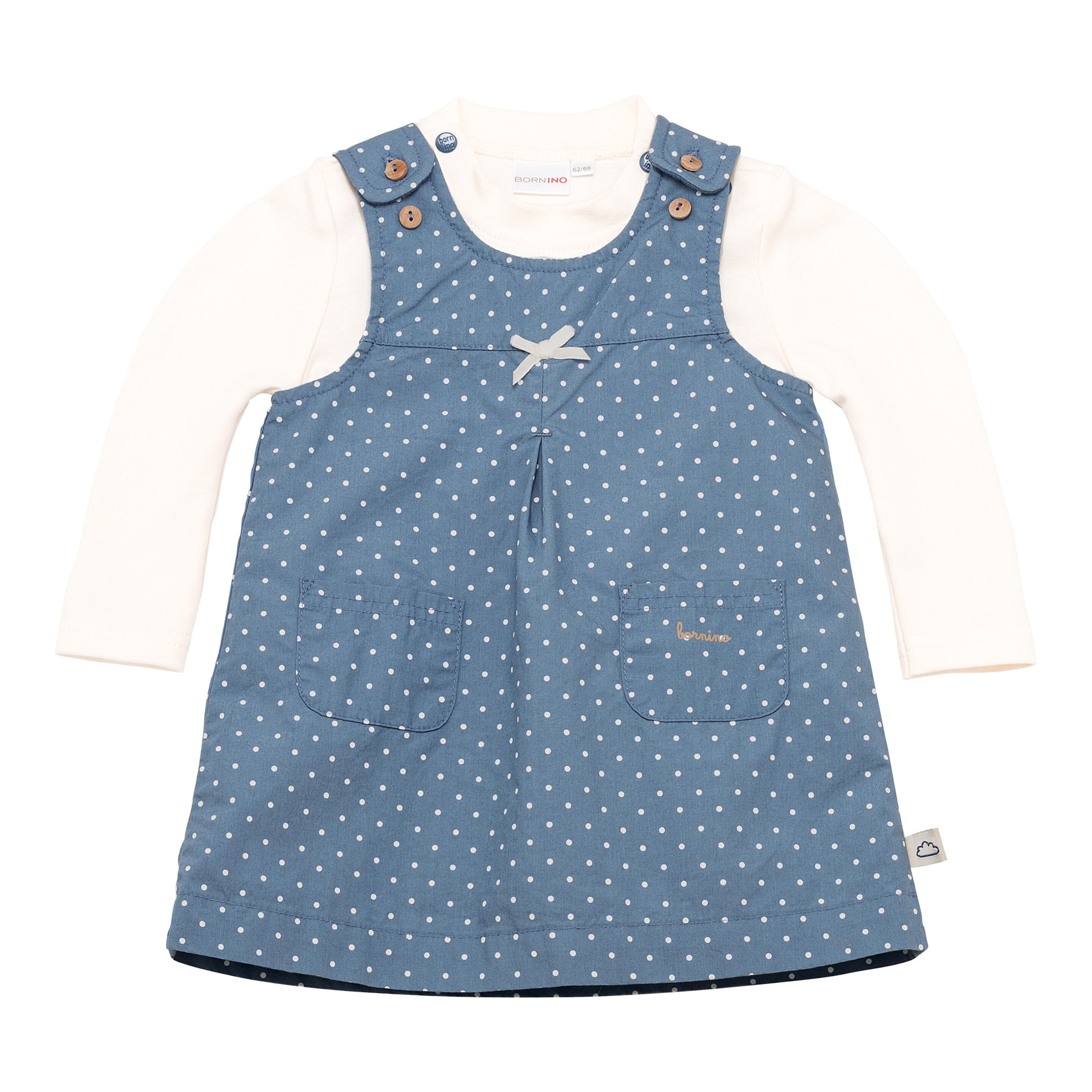 Bornino On The Road 2-tlg. Set Webkleid mit Shirt Punkte