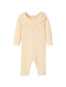 Baby Overall aus Pointelle-Strick