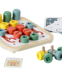 Kinder Schraubenspiel aus Holz FSC®, mitwachsend