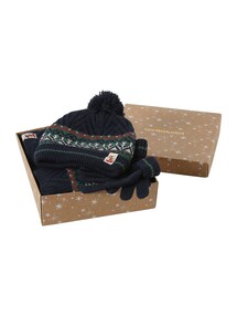 Jungen Geschenkset: Mütze, Rundschal & Handschuhe