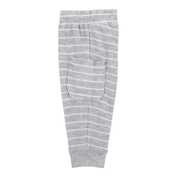 2-tlg. Set Body kurzarm und Jogginghose Ringel Waffelpiqué