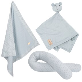 Geschenkset Baby Kuscheln und Spielen Lil Planet türkis 