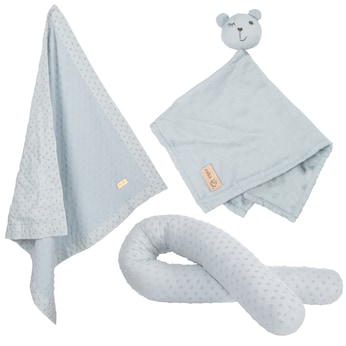 Geschenkset Baby Kuscheln und Spielen Lil Planet türkis 