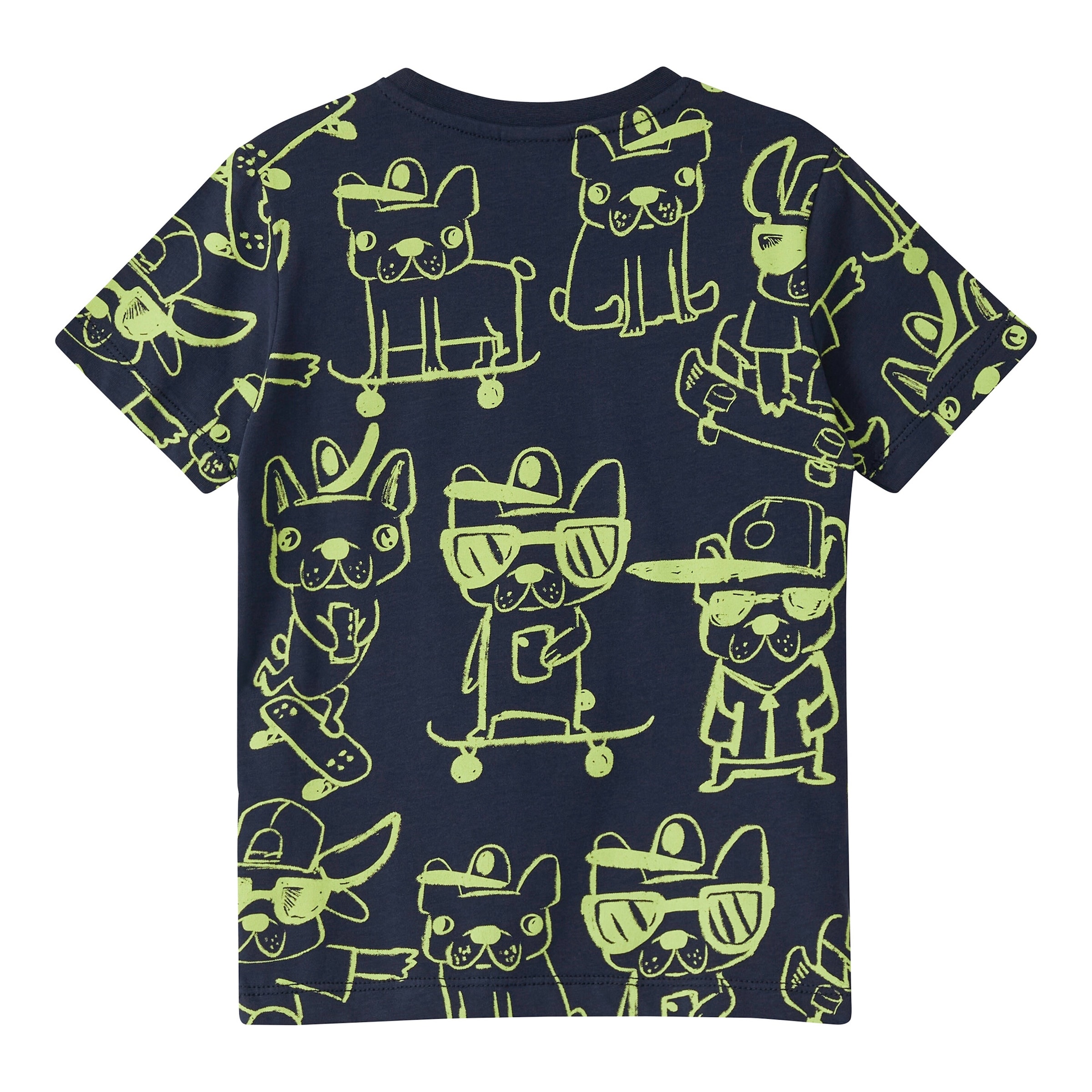 S.Oliver T-Shirt Hunde Skateboards