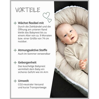 Kuschelnest 55x95 cm