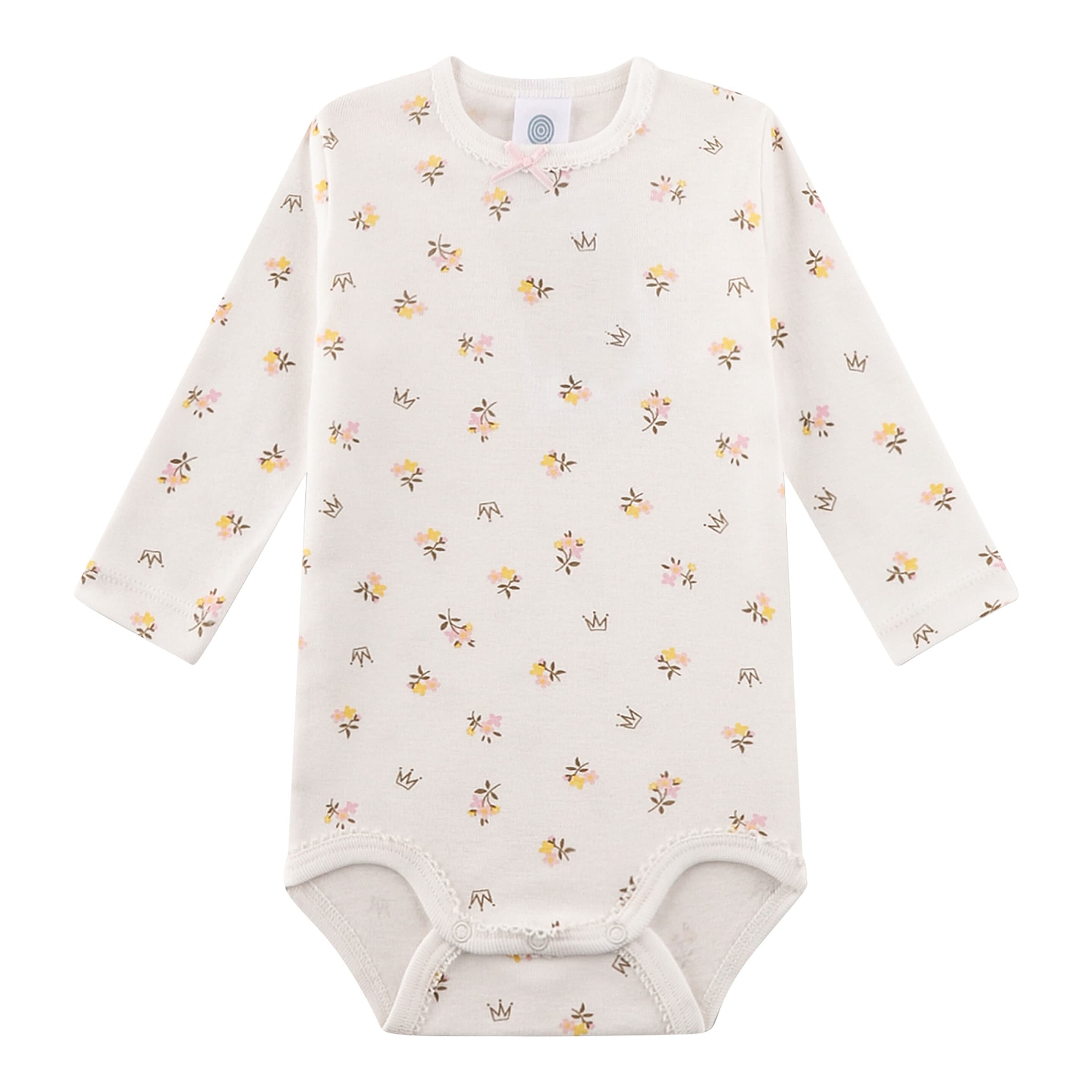 Sanetta Body langarm Blumen