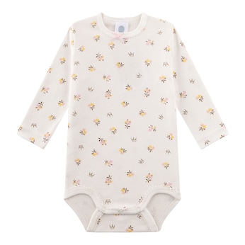 Body langarm Blumen