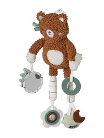 Kleiner Baby Activity-Plüschbär GRÜNER WALD
