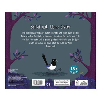 Pappbilderbuch Gute Nacht im Wald