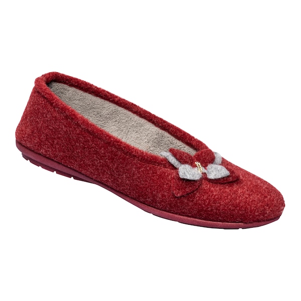 wonderwalk Home - Ballerina pantoffel “Barbara” - rood