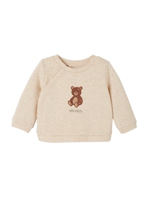 Baby-Set mit Teddyprint: Wickeljacke & Hose