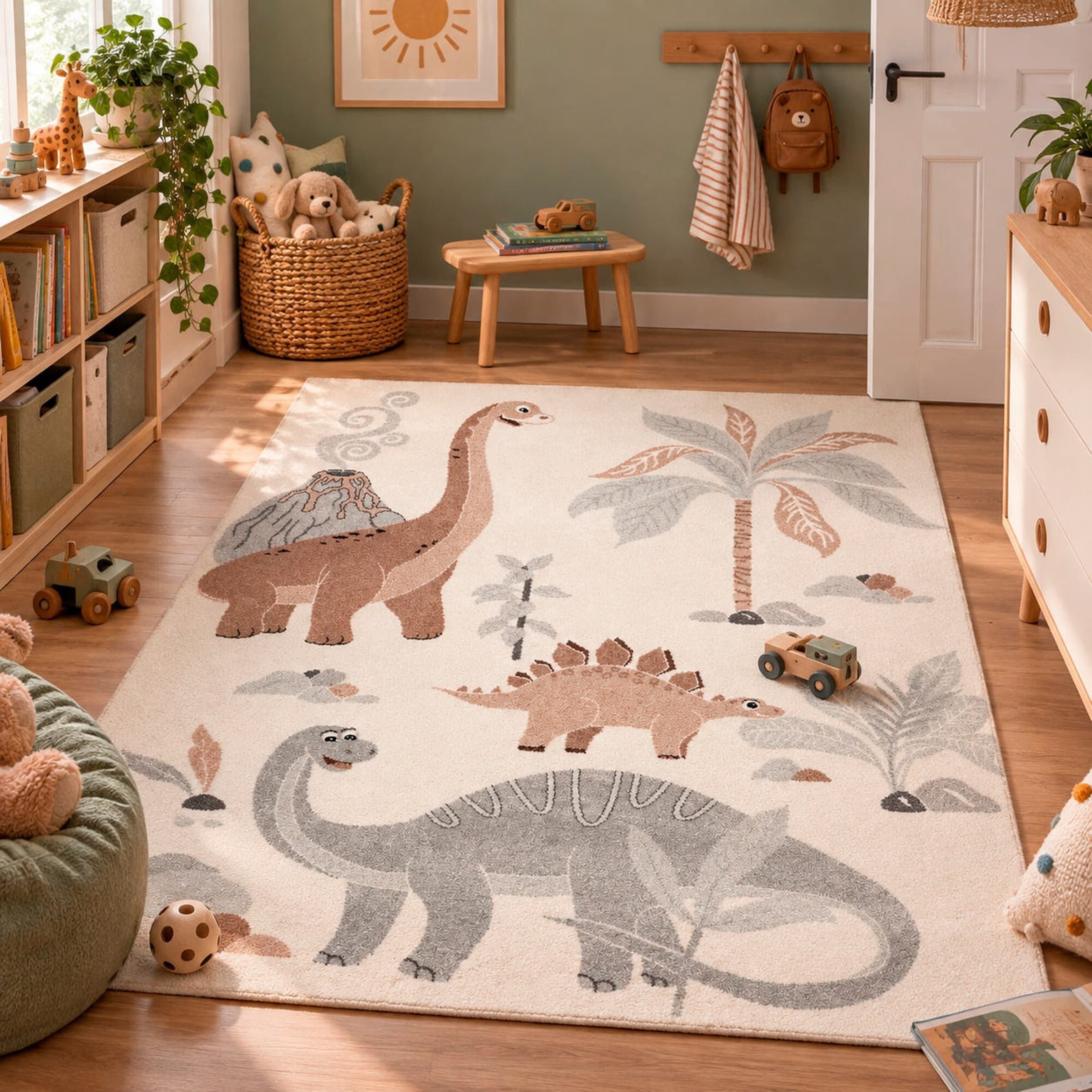 Pergamon Kinder Teppich Softstar Kids Dinowelt